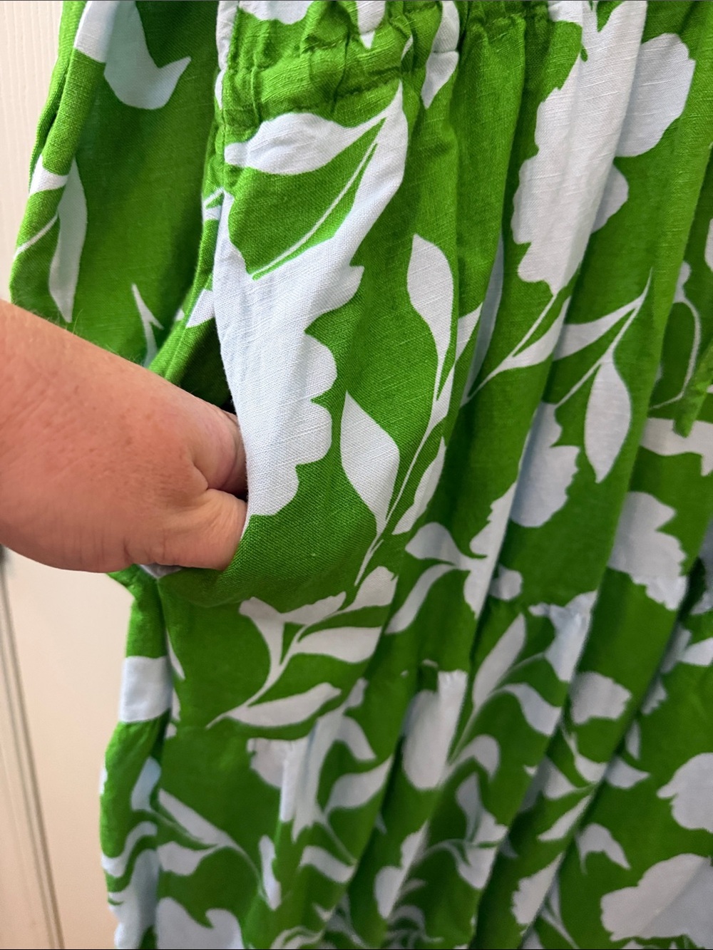 Kate Spade target floral linen dress sz XL - Picture 3 of 6